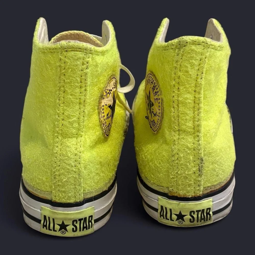 Tennis Ball Shoes Converse Chuck Taylor All Star Hi Top - Picture 4 of 8